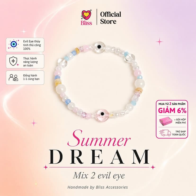 Summer Dream Dual Evil Eye Bracelet